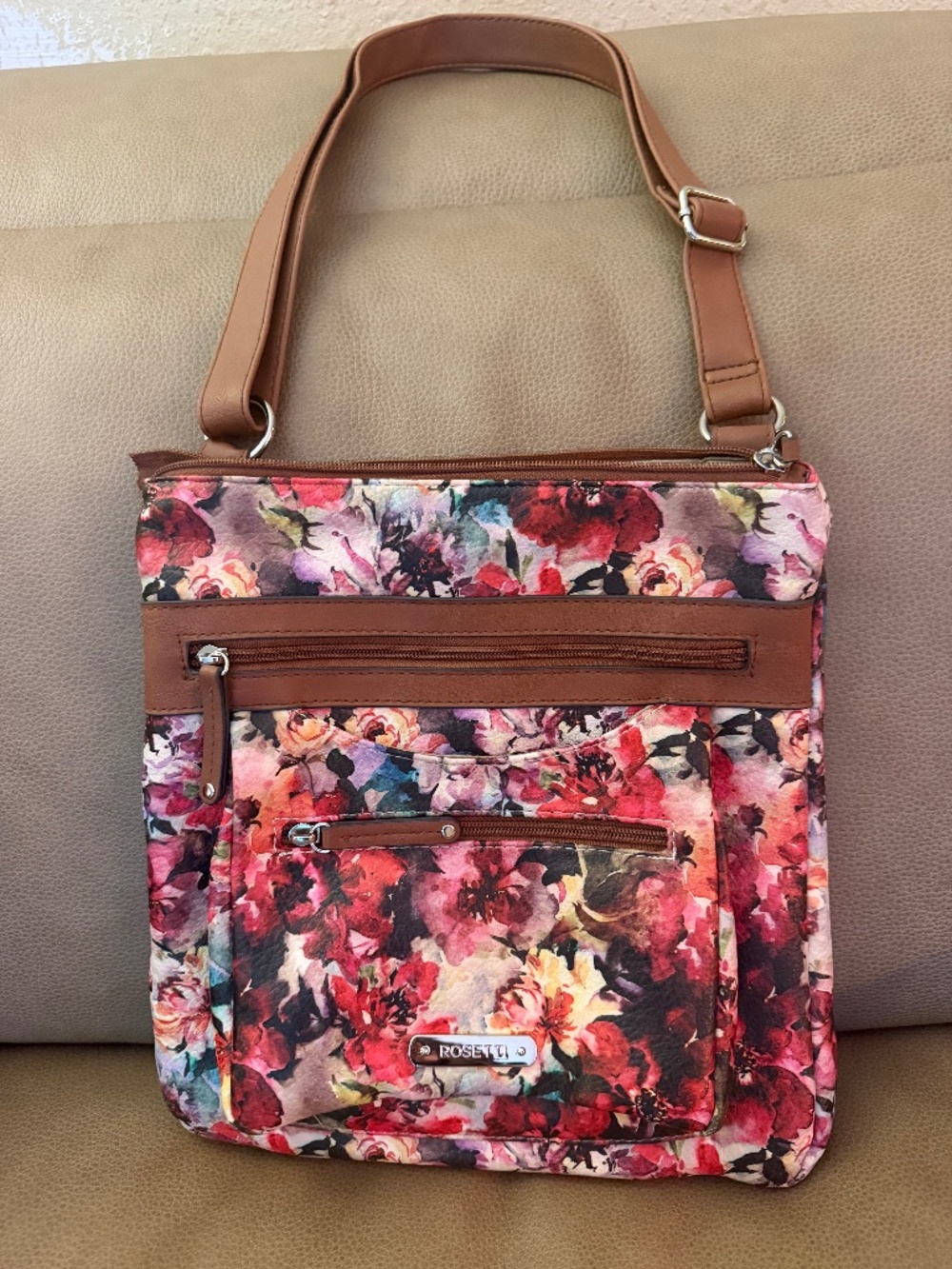Rosetti Floral Shoulder Bag Purse New Without Tags